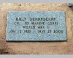 The last burial in the cemetery was in 2000 of Billy Derryberry. There are still about 130 empty grave plots.